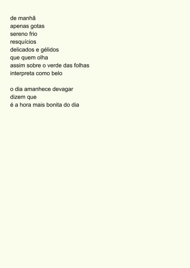 o que altera o peso das coisas — literatura, imagem 8