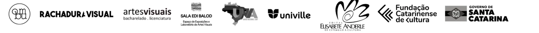 Realização e apoio: Ombu Produção, Rachadura Visual, Unesc, Sala Edi Balod, UNA LGBT, Univille, Prêmio Elisabete Anderle, FCC e Governo de Santa Catarina