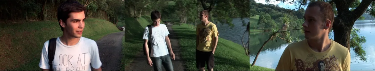 Prisma (2013): três quadros da caminhada dos amigos pelo parque